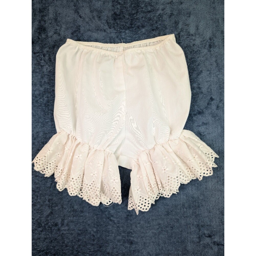 Chocolate Soup Girls Cotton Lace Bloomers White Size 4T
